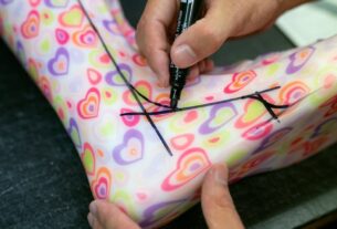 Orteza na opadającą stopę z włókna szklanego